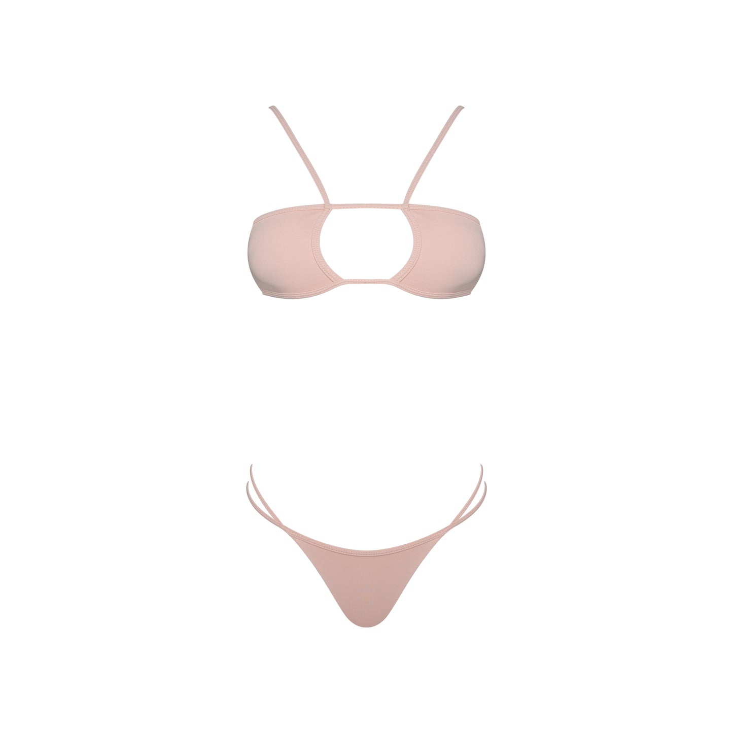 YSM Brisbane pink bikini front