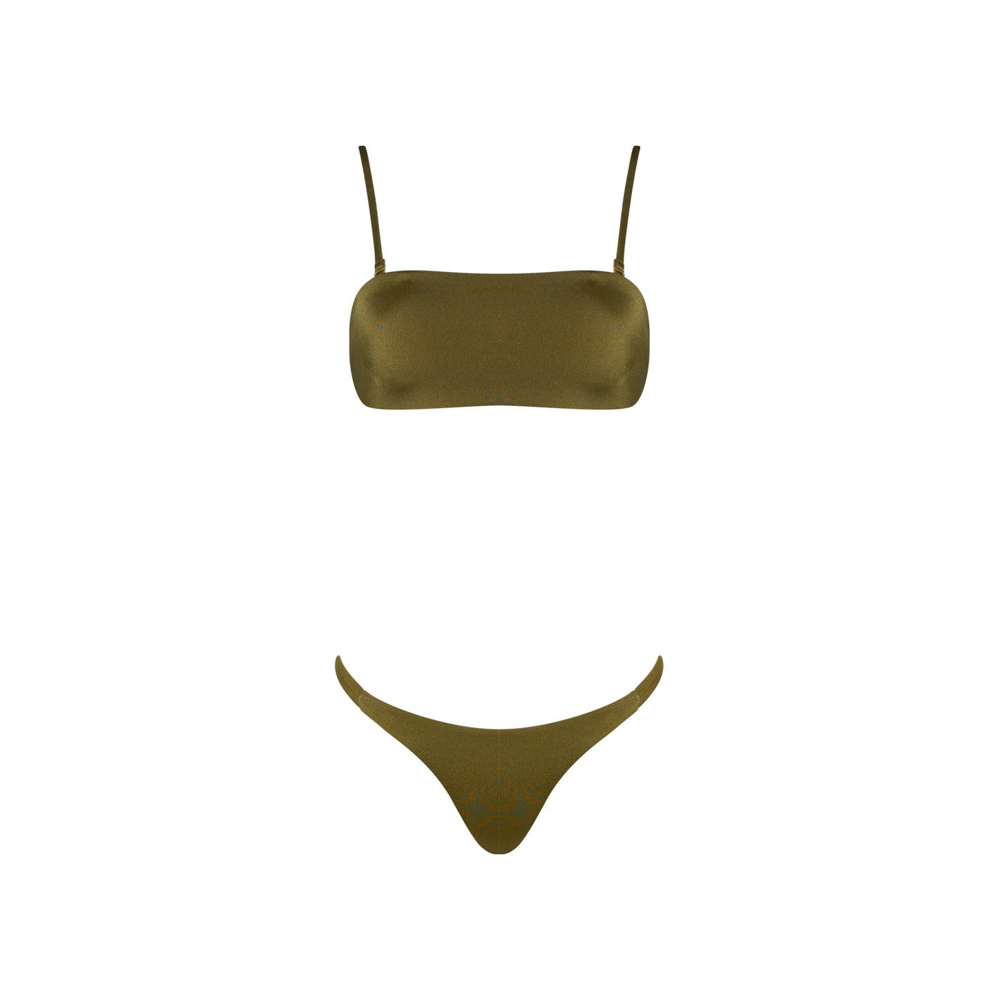 YSM Montanita green bikini removable straps front