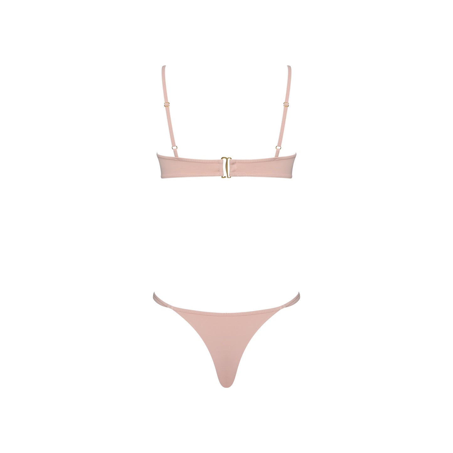 YSM Brisbane pink bikini back